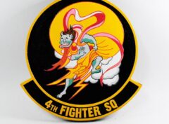 4th Fighter Squadron Fightin Fuujins Plaque