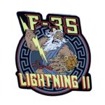 F-35 Lightning II PVC Shoulder Patch – Hook and Loop
