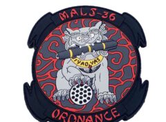 MALS-36 Ordnance PVC Patch – Hook and Loop