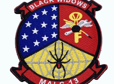 MALS-13 Black Widows Patch – With Hook and Loop