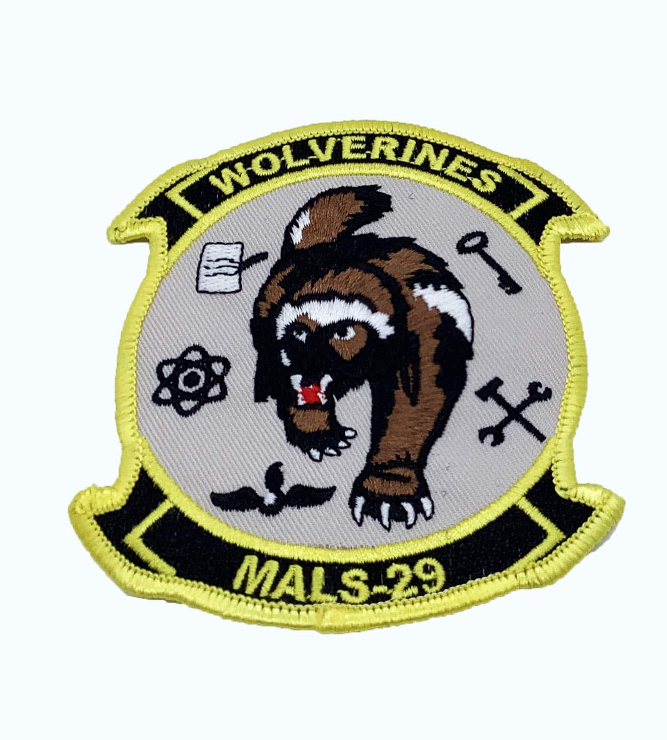 MALS-29 Wolverines Patch – Plastic Backing - Squadron Nostalgia