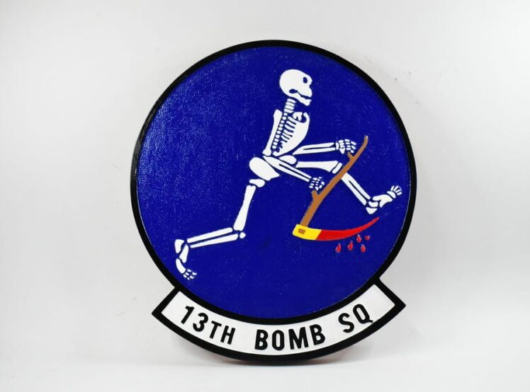 13th Bomb Squadron "Grim Reapers" Plaque