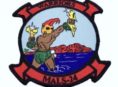 MALS 24 Warriors Patch – No Hook and Loop