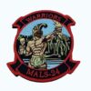 MALS-24 Warriors Patch – With Hook and Loop