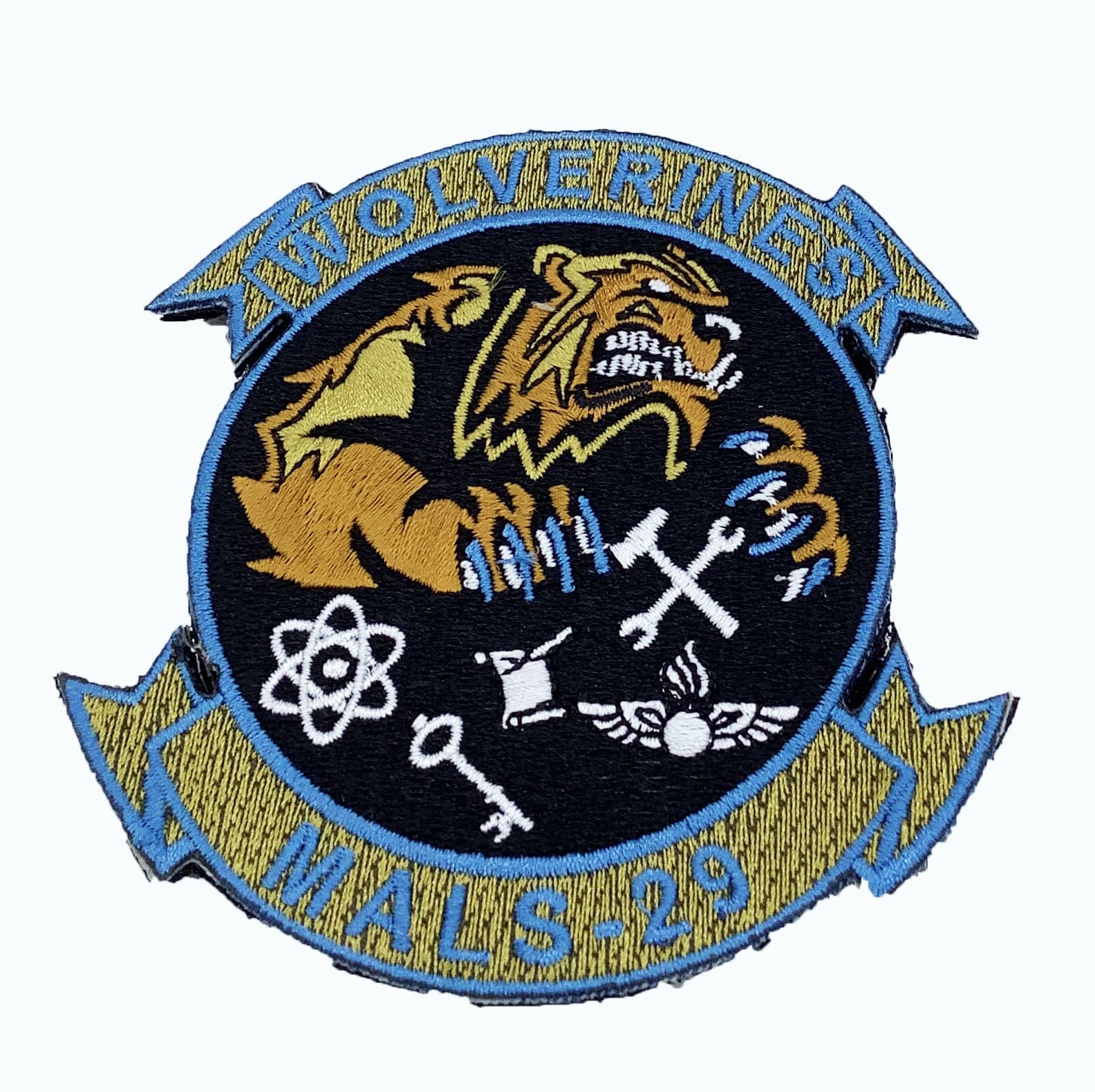 MALS-29 Wolverines 2018 Patch – With Hook and Loop - Squadron Nostalgia