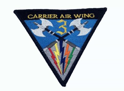 Carrier Air Wing CVW-3 Patch – No Hook and Loop