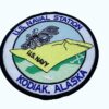 Naval Air Station NAS Kodiak Patch – Plastic Backing