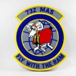 732 MAS 'Fly with the Ram' Plaque