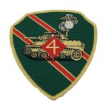 4th Tank Bn Patch – No Hook and Loop