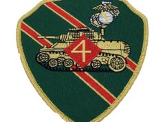 4th Tank Bn Patch – No Hook and Loop
