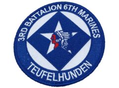 3rd Bn 6th Marines Tufelhunden Patch – No Hook and Loop