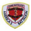 3rd Bn 3rd Marines- America's Battalion Patch – No Hook and Loop