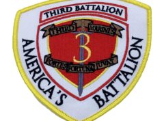 3rd Bn 3rd Marines- America's Battalion Patch – No Hook and Loop