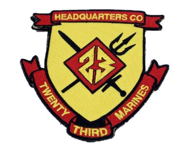 HQ Company 23rd MARDIV Patch – No Hook and Loop