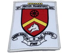 9th Motor Transport Bn Patch – No Hook and Loop