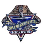 USS California (SSN-781) Patch – Plastic Backing