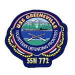 USS Greeneville (SSN-772) Patch – Plastic Backing