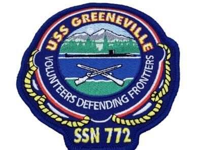 USS Greeneville (SSN-772) Patch – Plastic Backing