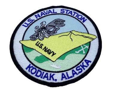 Naval Air Station NAS Kodiak Patch – Plastic Backing