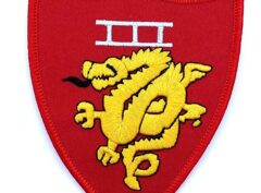 3rd Marine Amphibious Force Patch – Plastic Backing/ Sew On, 4″