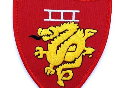 3rd Marine Amphibious Force Patch – Plastic Backing/ Sew On, 4″