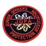 JOPA Black and Red Patch – Plastic Backing
