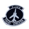 F-105 Thud Driver Patch – Plastic Backing