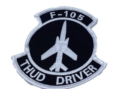 F-105 Thud Driver Patch – Plastic Backing