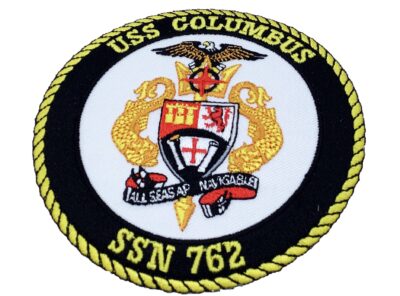 USS Columbus SSN-762 Patch – Plastic Backing