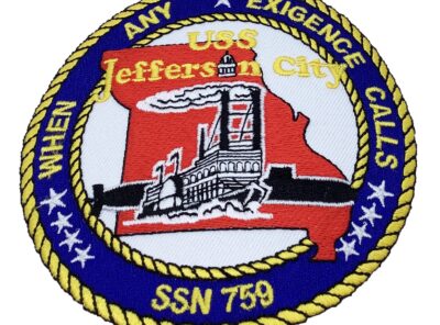 USS Jefferson City SSN-759 Patch – Plastic Backing