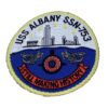 USS Albany SSN-753 Patch – Plastic Backing
