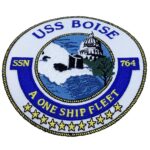 USS Boise SSN-764 Patch – Plastic Backing