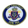 USS Annapolis SSN-760 Patch – Plastic Backing