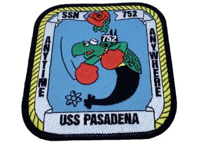 USS Pasadena SSN-752 Patch – Plastic Backing