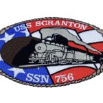 USS Scranton SSN-756 Patch – Plastic Backing