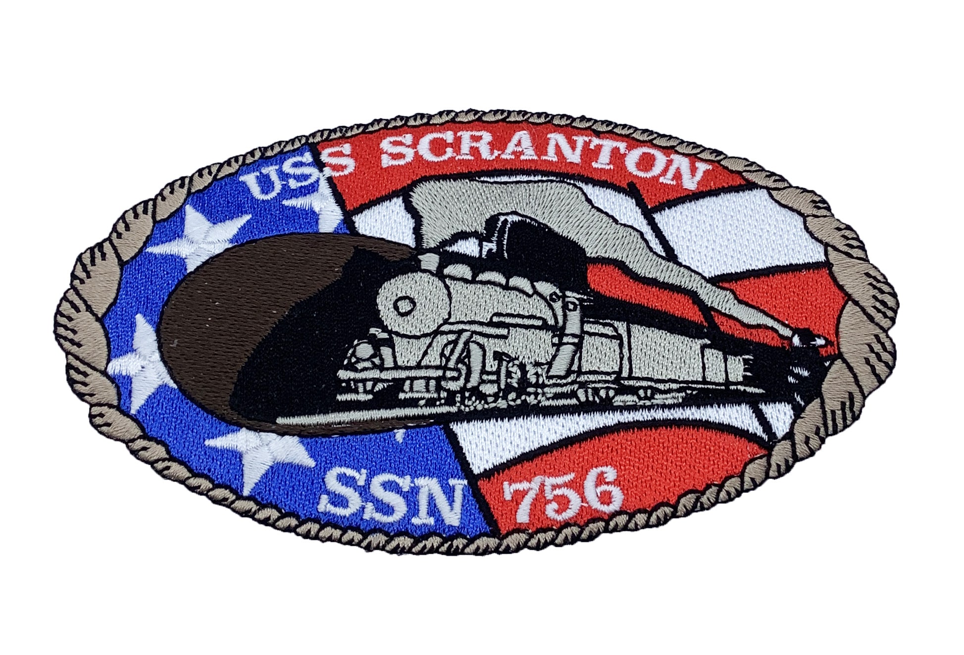 USS Scranton SSN-756 Patch – Plastic Backing