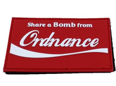 IYAOYAS Share a Bomb from Ordnance PVC patch - With Hook and Loop