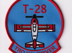 T-28 Trojan Driver Patch – Hook and Loop, 4.5″