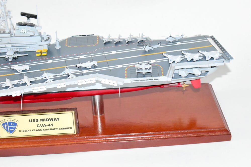 USS Midway CVA-41 Aircraft Carrier Model