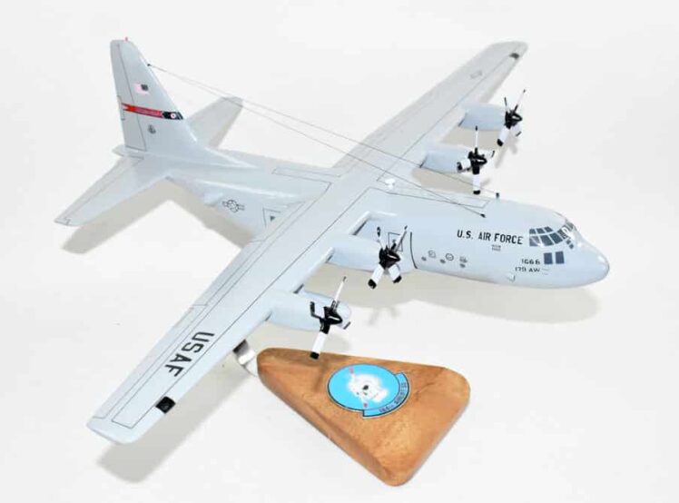 164th Airlift Squadron Ohio ANG 1666 “Damien” C-130H Model