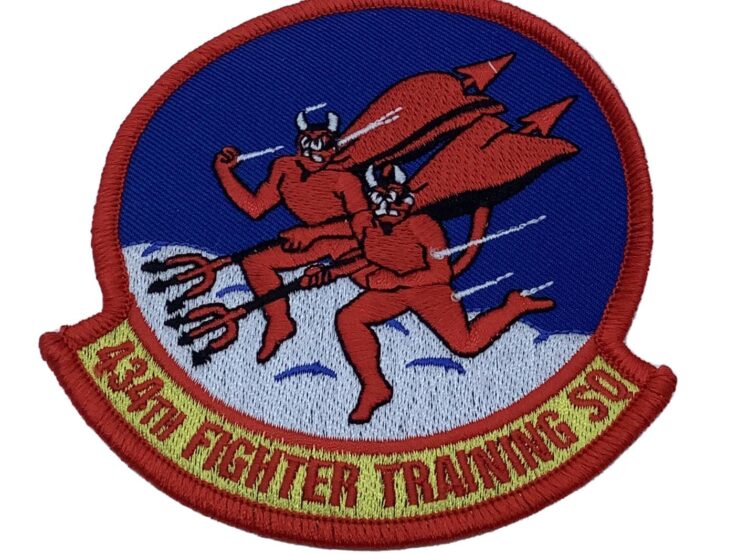 434th Fighter Training Squadron Patch – With hook and loop
