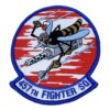 457th Fighter Squadron Patch – Plastic Backing