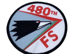 480th Fighter Squadron Patch – With hook and loop