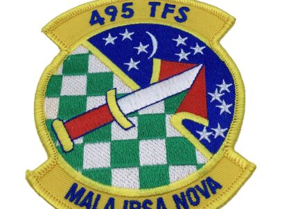 495th Tactical Fighter Squadron Patch – With hook and loop