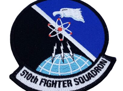 510th Fighter Squadron Patch – Plastic Backing