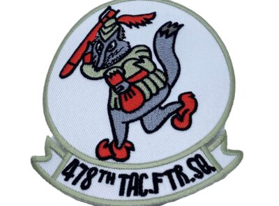 478th Tactical Fighter Squadron Patch – Plastic Backing