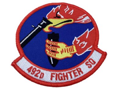 492d Fighter Squadron Patch – With hook and loop