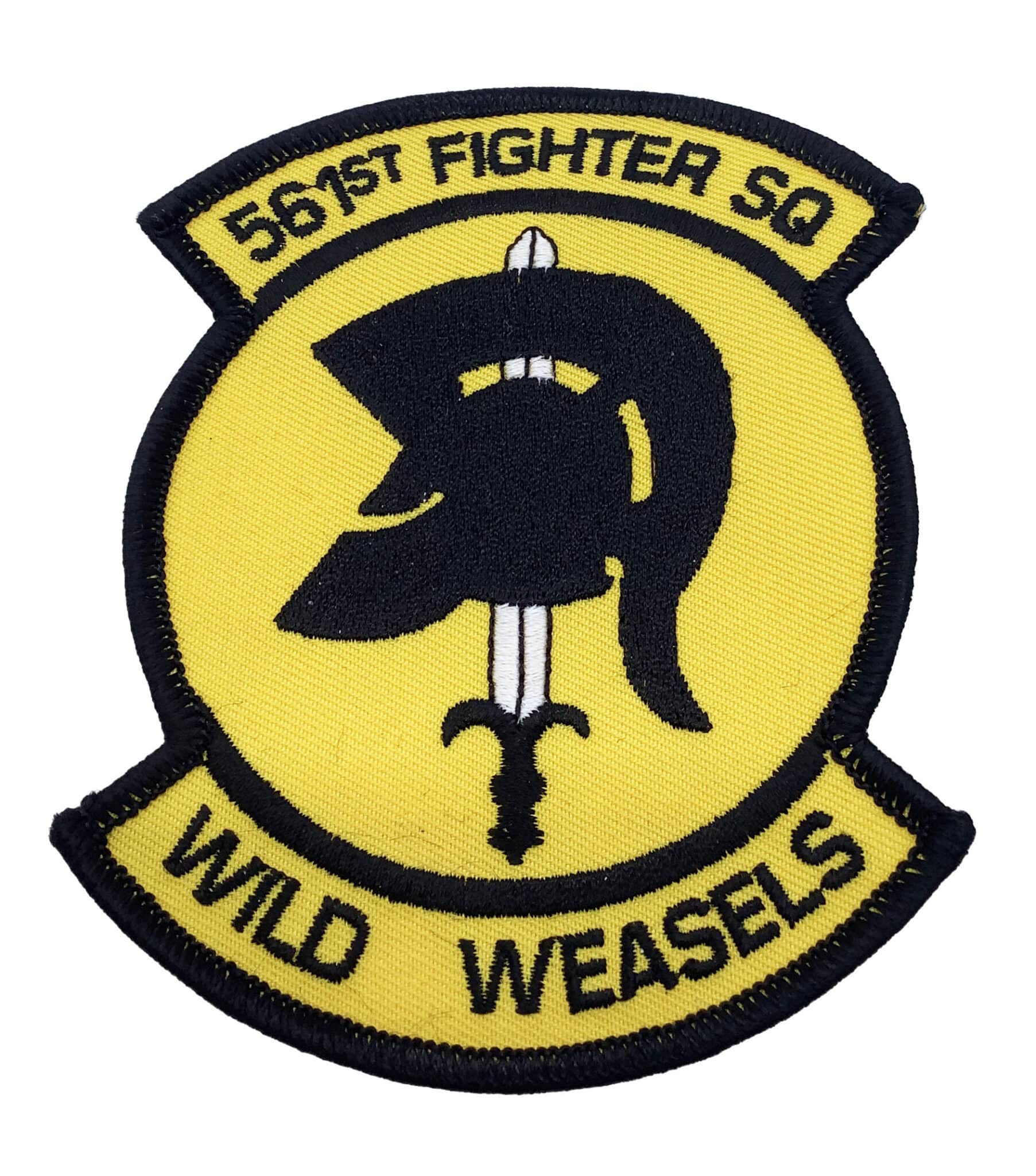 561st Fighter Squadron Patch – Plastic Backing