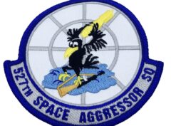 527th Space Aggressor Squadron Patch – With hook and loop