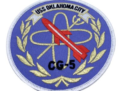 CG-5 USS Oklahoma City Patch –With hook and loop